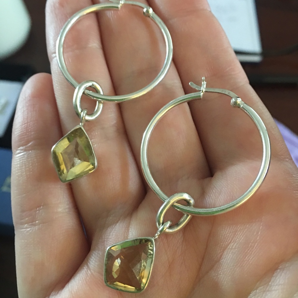 Sterling hoops